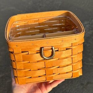 Longaberger TV Time Basket with protector